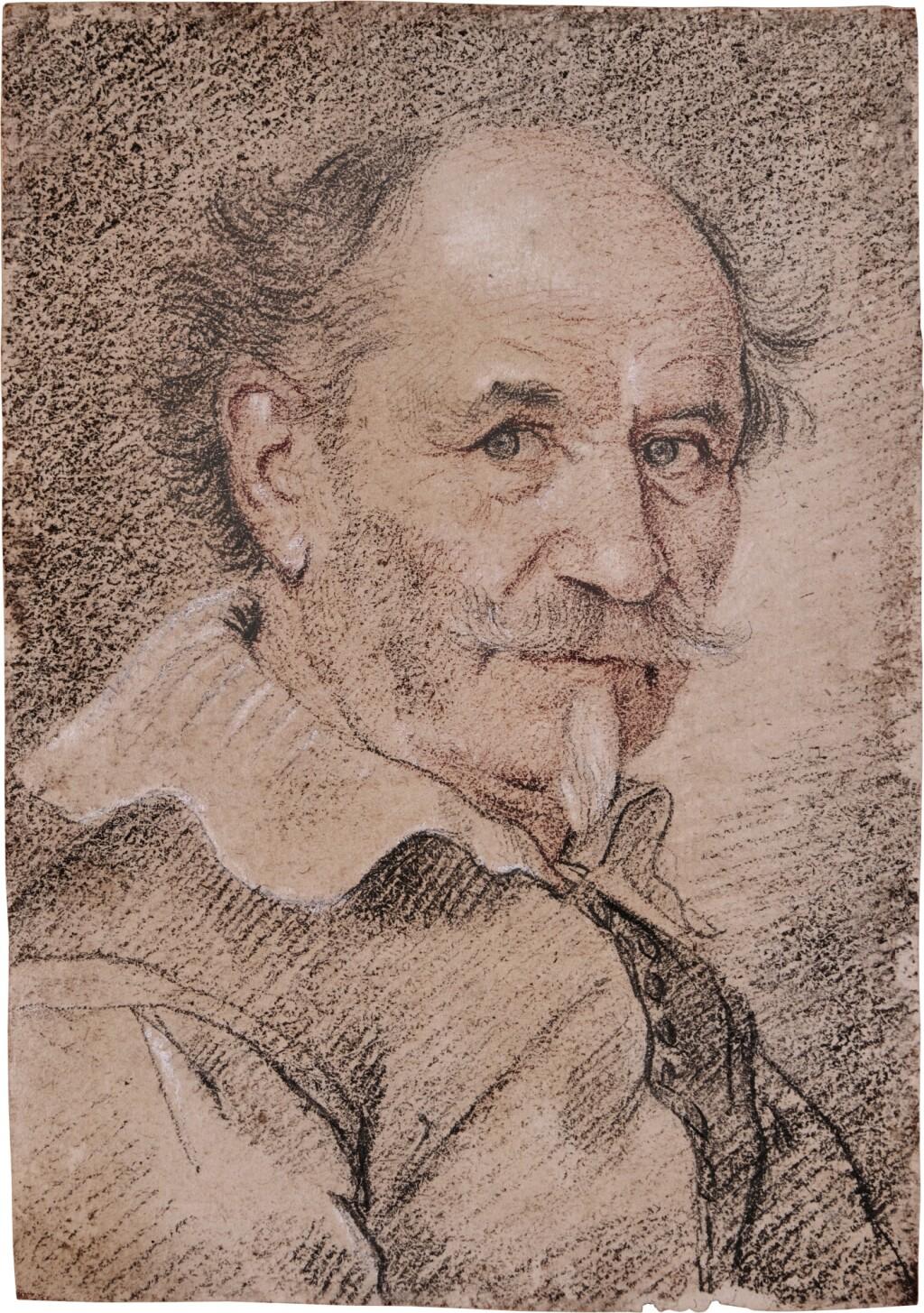Portrait of a man with mustache and pointed beard. Image courtesy of Sotheby's