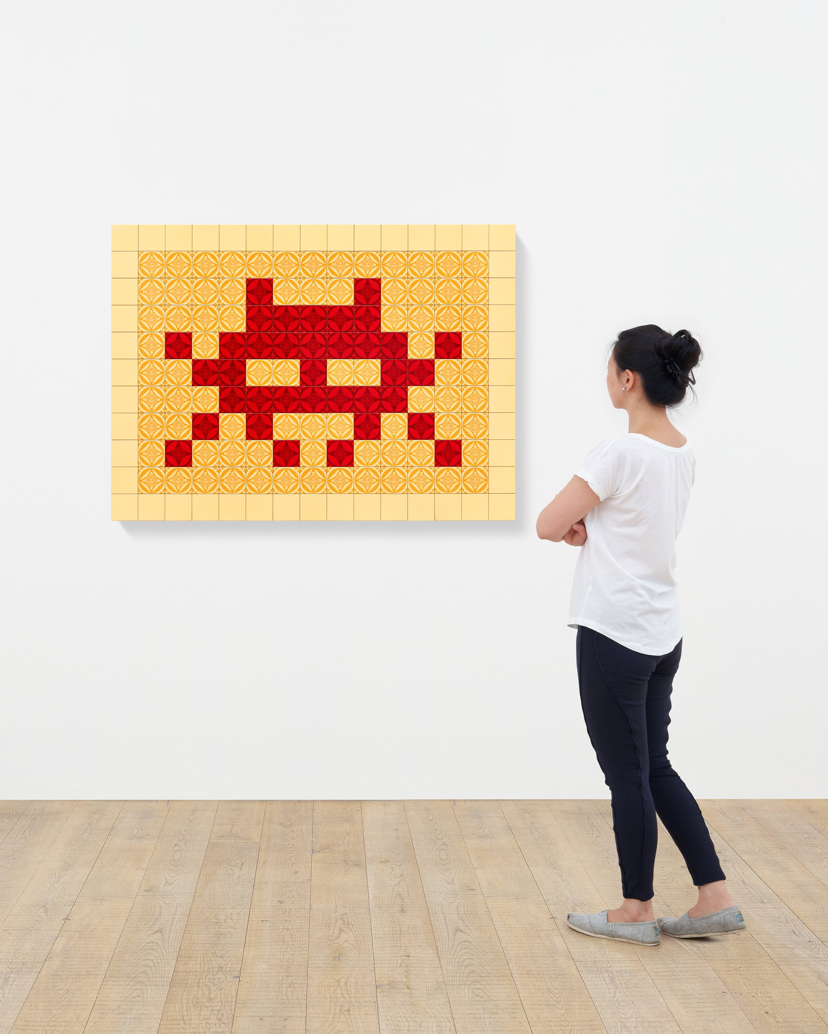 Positive Space/Negative Space (Red/Cream) scale image