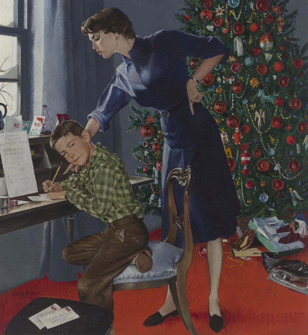 Writing Thank You Notes. Image courtesy of Christie's