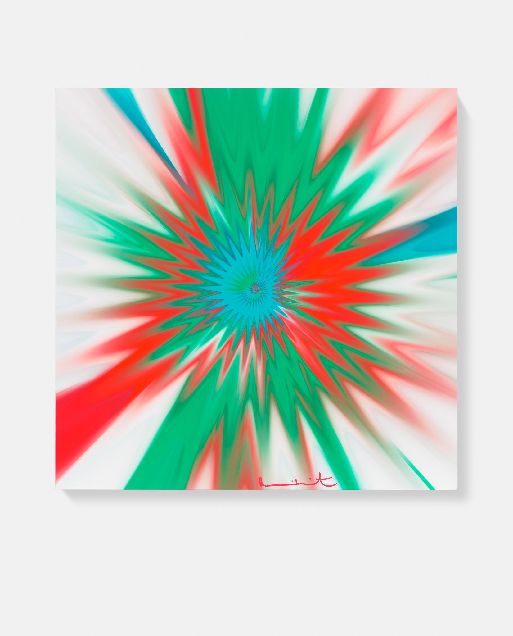 Beautiful, Long Averse, Unsentimental, Loyal And Unassuming Implosion Painting image #1 main image