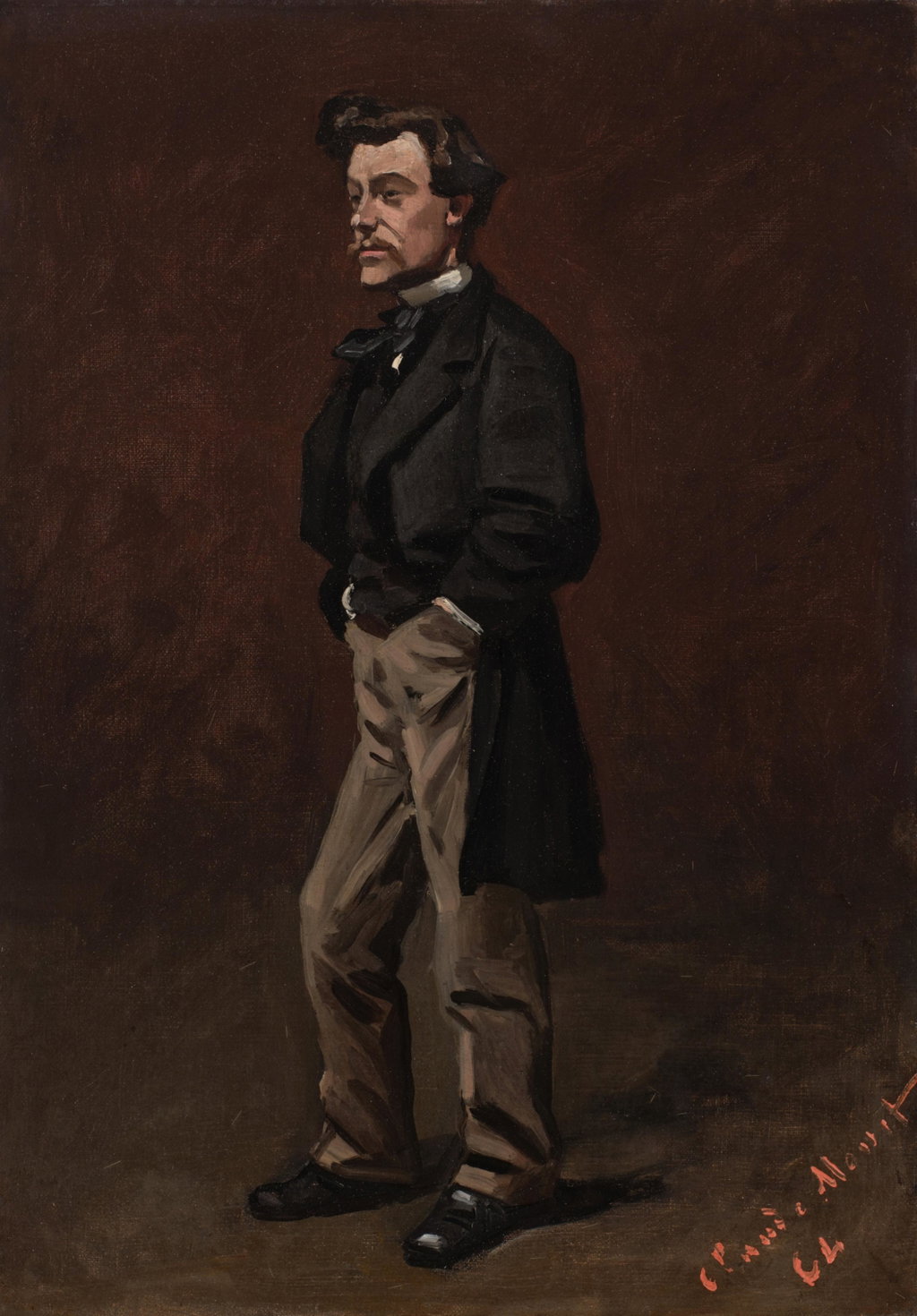 Portrait d’homme debout by Claude Monet sold for $1.35m. Image courtesy of Sotheby's