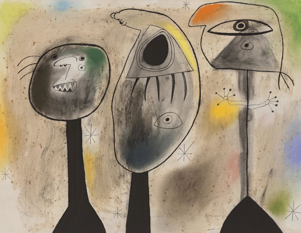 Figures in the Night. Image courtesy of Christie's