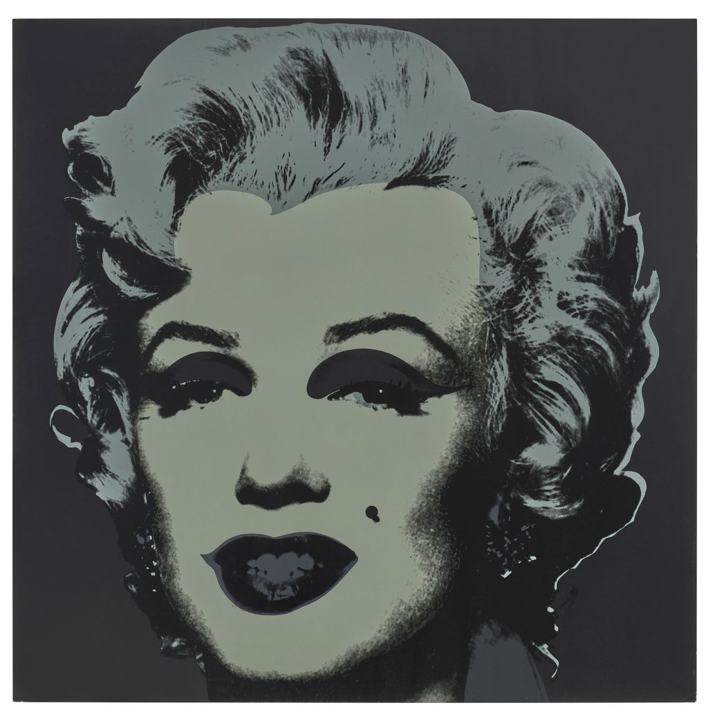 Marilyn Monroe (Marilyn): one print by Andy Warhol estimated at $200,000 (low) to $300,000 (high). Image courtesy of Christie's