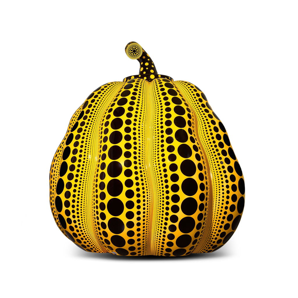 Pumpkin by Yayoi Kusama estimated at $5.11m (low) to $7.66m (high). Image courtesy of Sotheby's