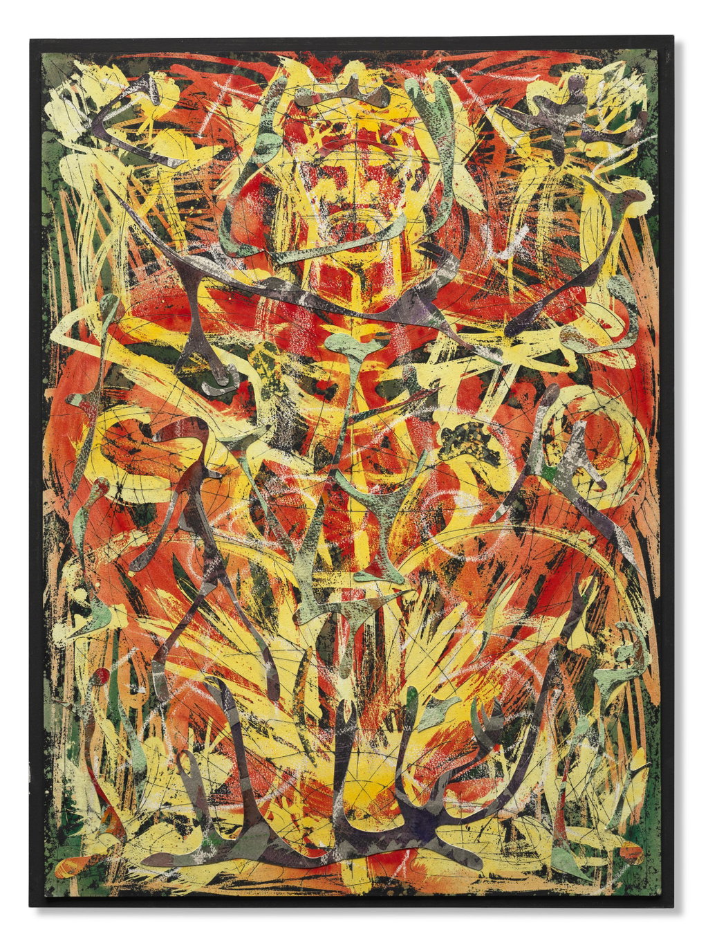 The Cross in the Garden by Alfonso Ossorio sold for $118,200. Image courtesy of Christie's