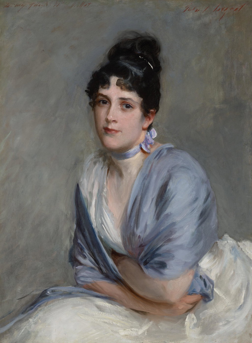 Portrait of Mrs. Frank Millet by John Singer Sargent sold for $1.27m. Image courtesy of Christie's