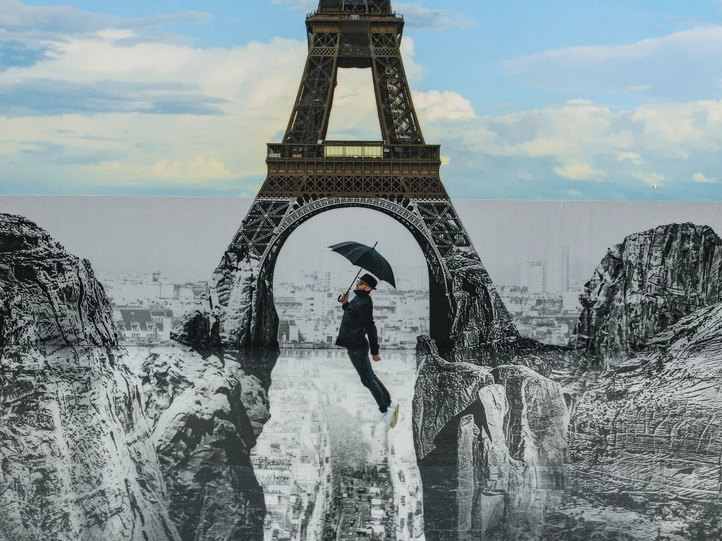 Trompe l'oeil, Les Falaises du Trocadéro, 18 mai 2021, 19h58, Paris, France, 2021 image #4