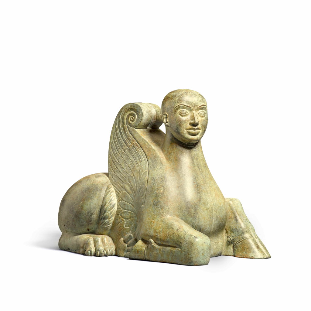 Victoria Square Guardians - II (1991). Sold for $104,500 in 2024. Image courtesy of Sotheby's