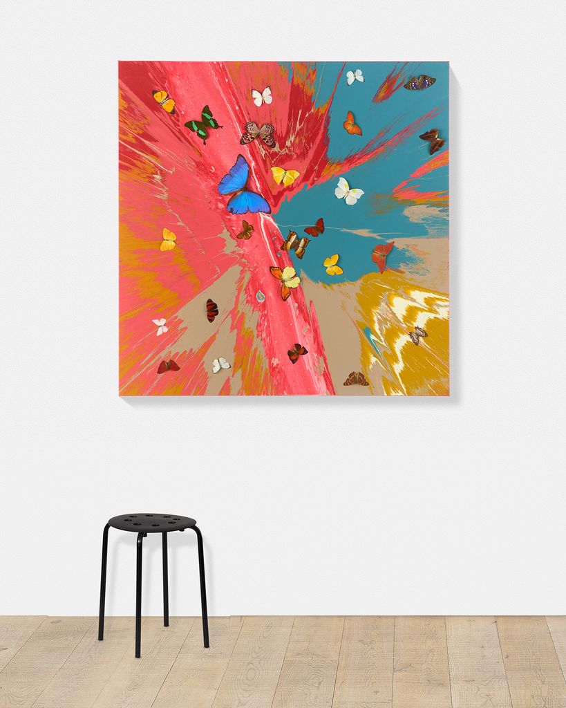 Beautiful In the Mists of Time Painting (with Butterflies) scale image