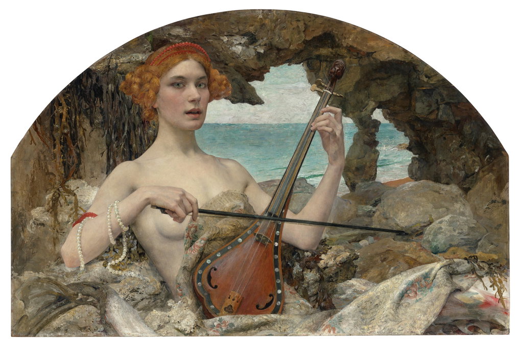 Sirène by Edgard Maxence sold for $252,100. Image courtesy of Christie's