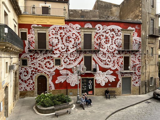 White Lace Proliferates Across Urban Spaces in Patterned Murals by NeSpoon