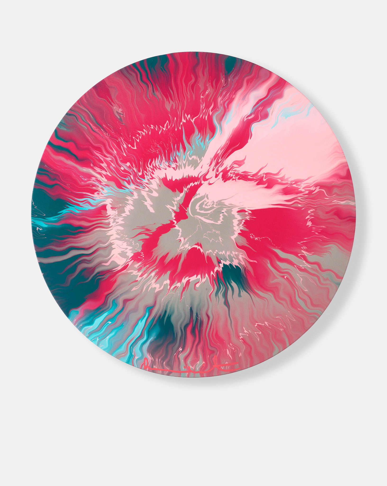 Beautiful, Ever Strong, Cloud-Swept Bursting River Painting image #1 main image