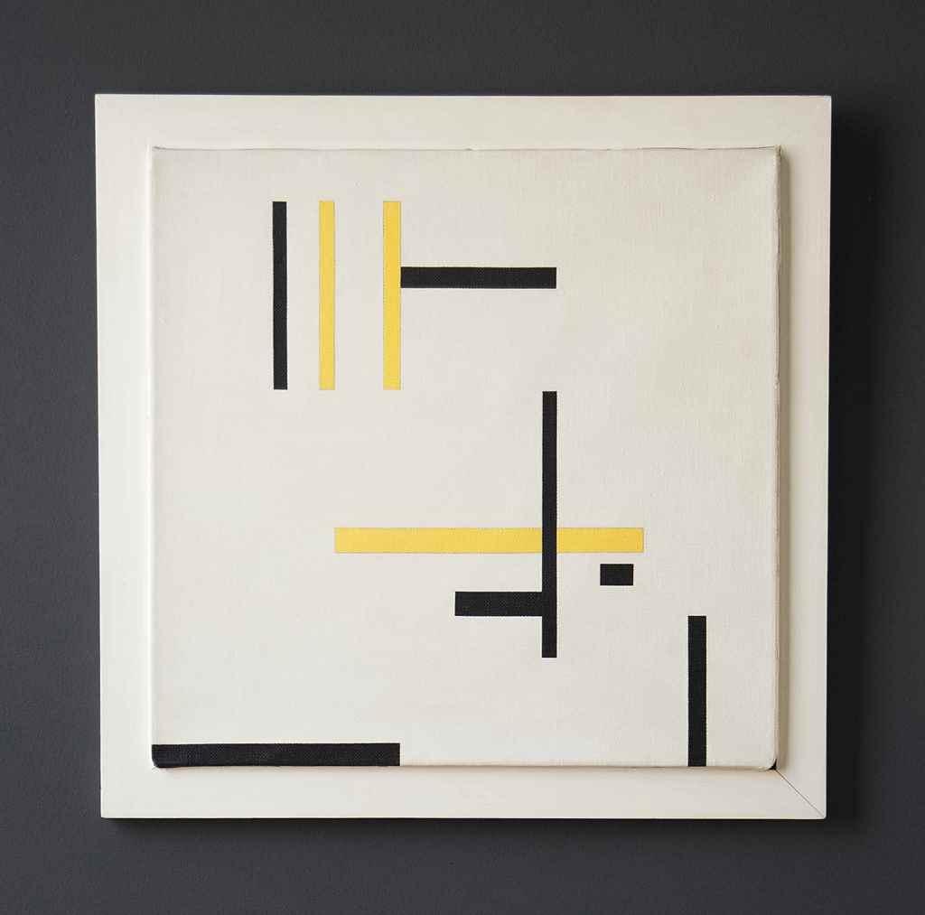 White, Yellow And Black (1947). Sold for $252,200 in 2015. Image courtesy of Christie's