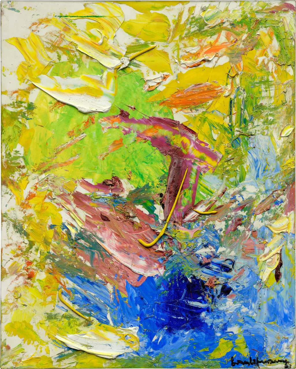 Untitled #12 by Hans Hofmann sold for $279,400.
Image courtesy of Sotheby's, Online