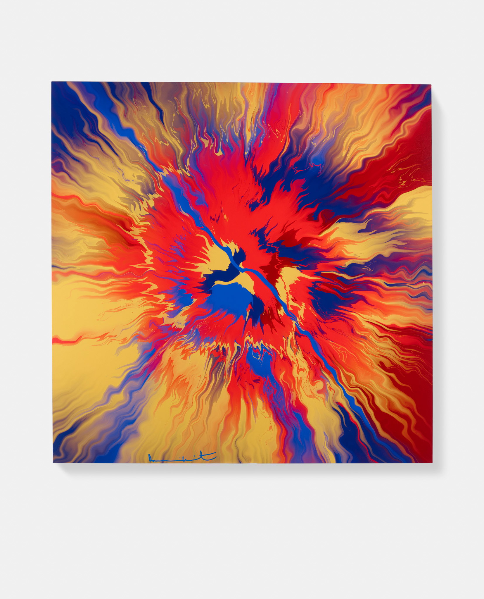 Beautiful, Practically Numberless, The Most Important, Free And Ready Bursting River Painting image #1 main image