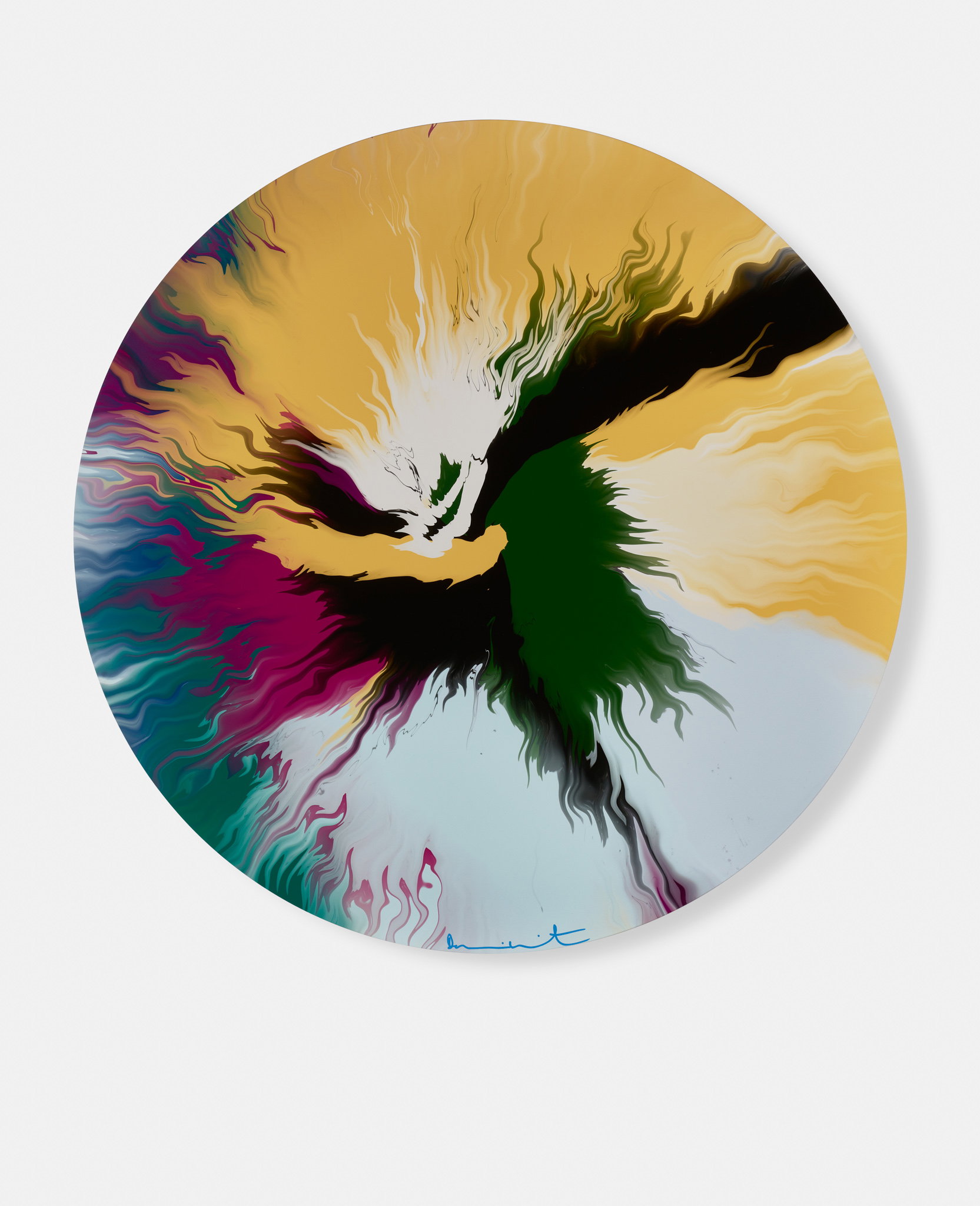 Beautiful, Poppling Bursting River Painting image #1 main image