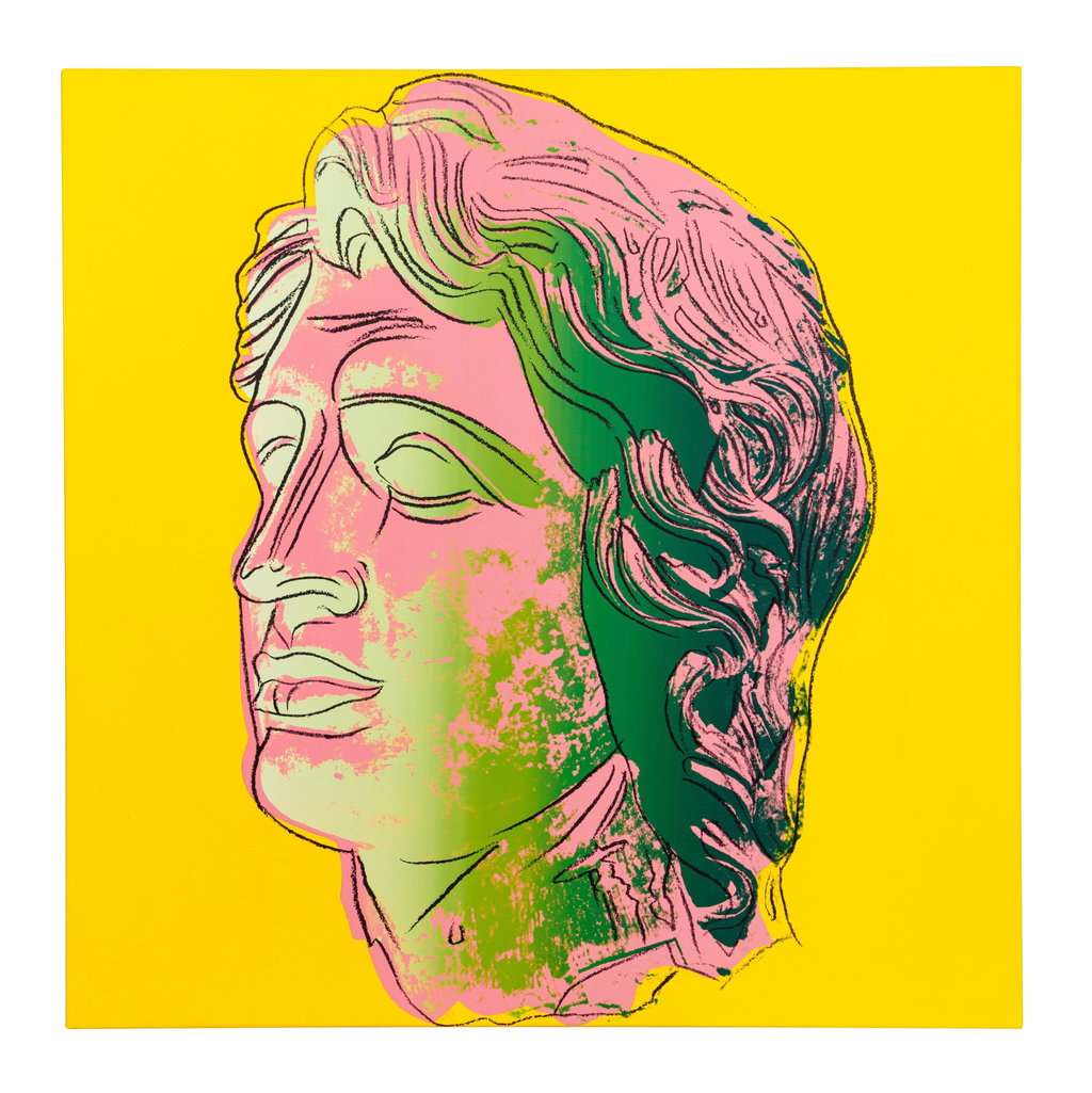 Alexander the Great by Andy Warhol sold for $2.45m. Image courtesy of Sotheby's