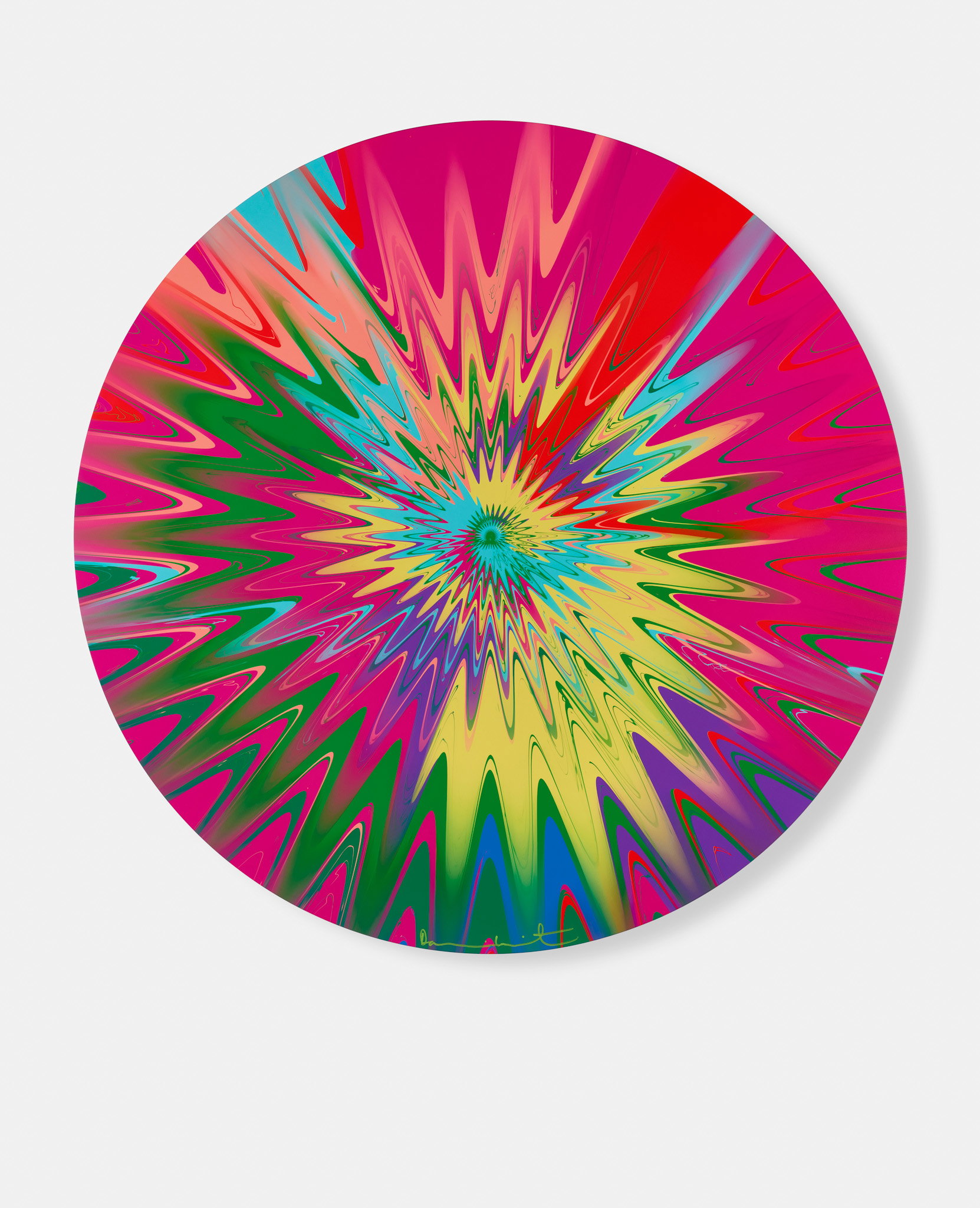 Beautiful, Less Free, Unreflected, Fair And Pleasant Implosion Painting image #1 main image