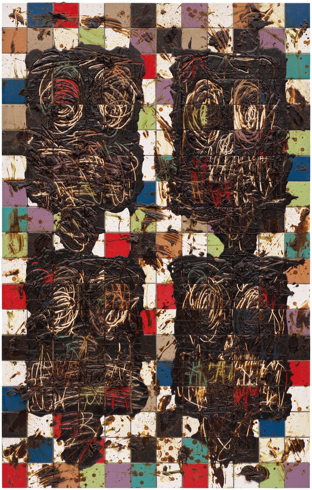 Color Men by Rashid Johnson estimated at $300,000 (low) to $500,000 (high). Image courtesy of Phillips