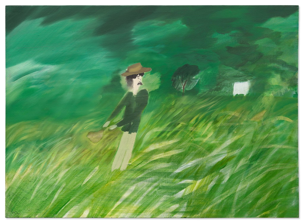 a man's work (2017). Sold for $40,600 in 2024. Image courtesy of Phillips