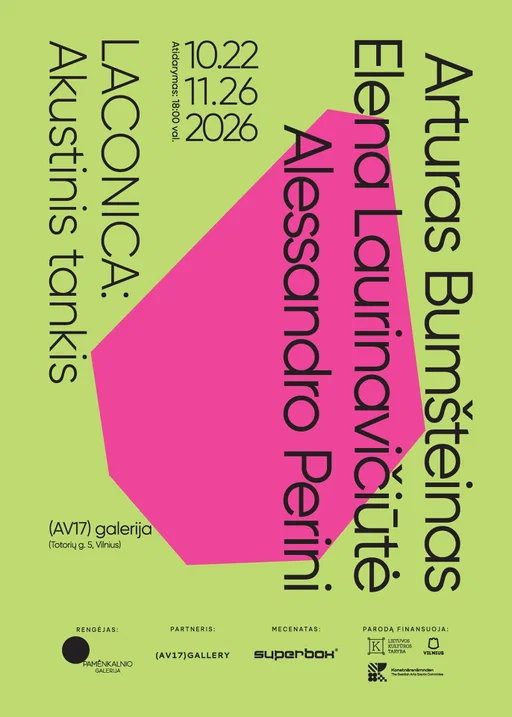 Exhibition 'Acoustic Density' at the (AV17) Gallery