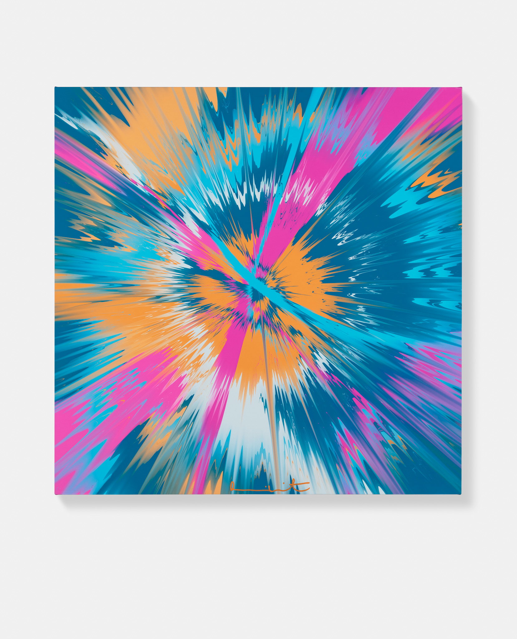 Beautiful, Absolutely Inexhaustible, Almost Unblenching, Calm And Unalterable, Half-Slumbering, Pure Light Vapor Painting image #1 main image