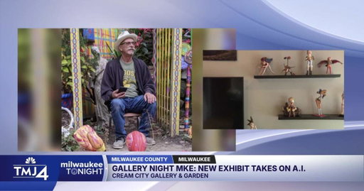 Cream City Gallery honors late artist's work with AI-themed exhibit for Gallery Night