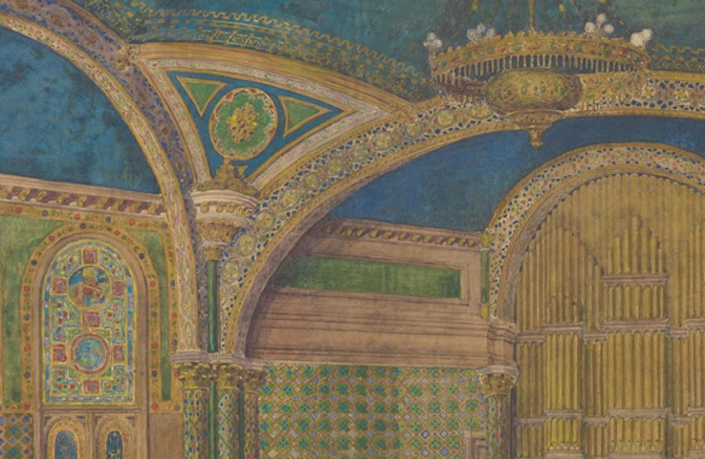 Tiffany Studios, Design for First Presbyterian Church. Courtesy of The Met.