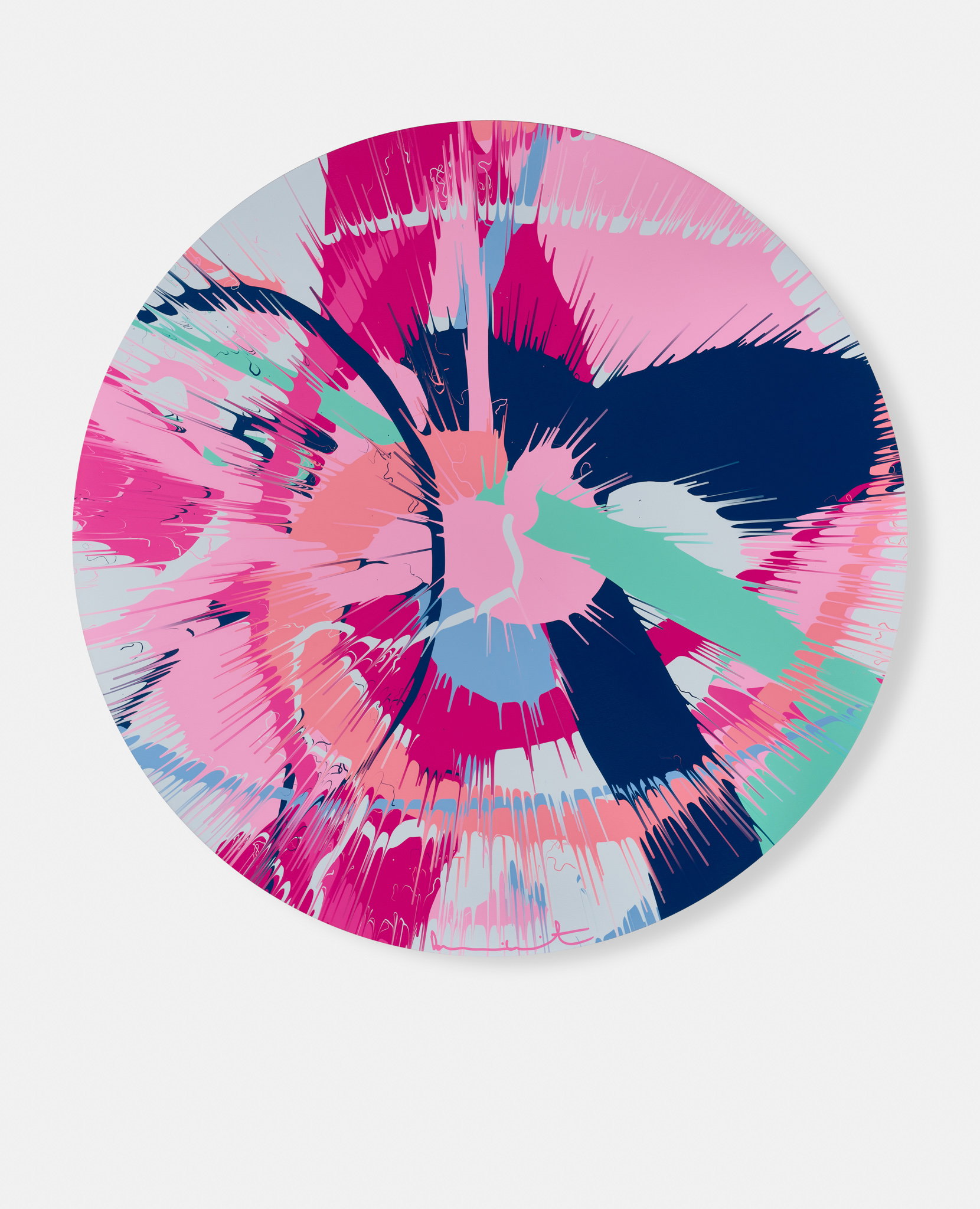 Beautiful, Almost Bright, Thickly Clouded Merry-go-round Painting image #1 main image
