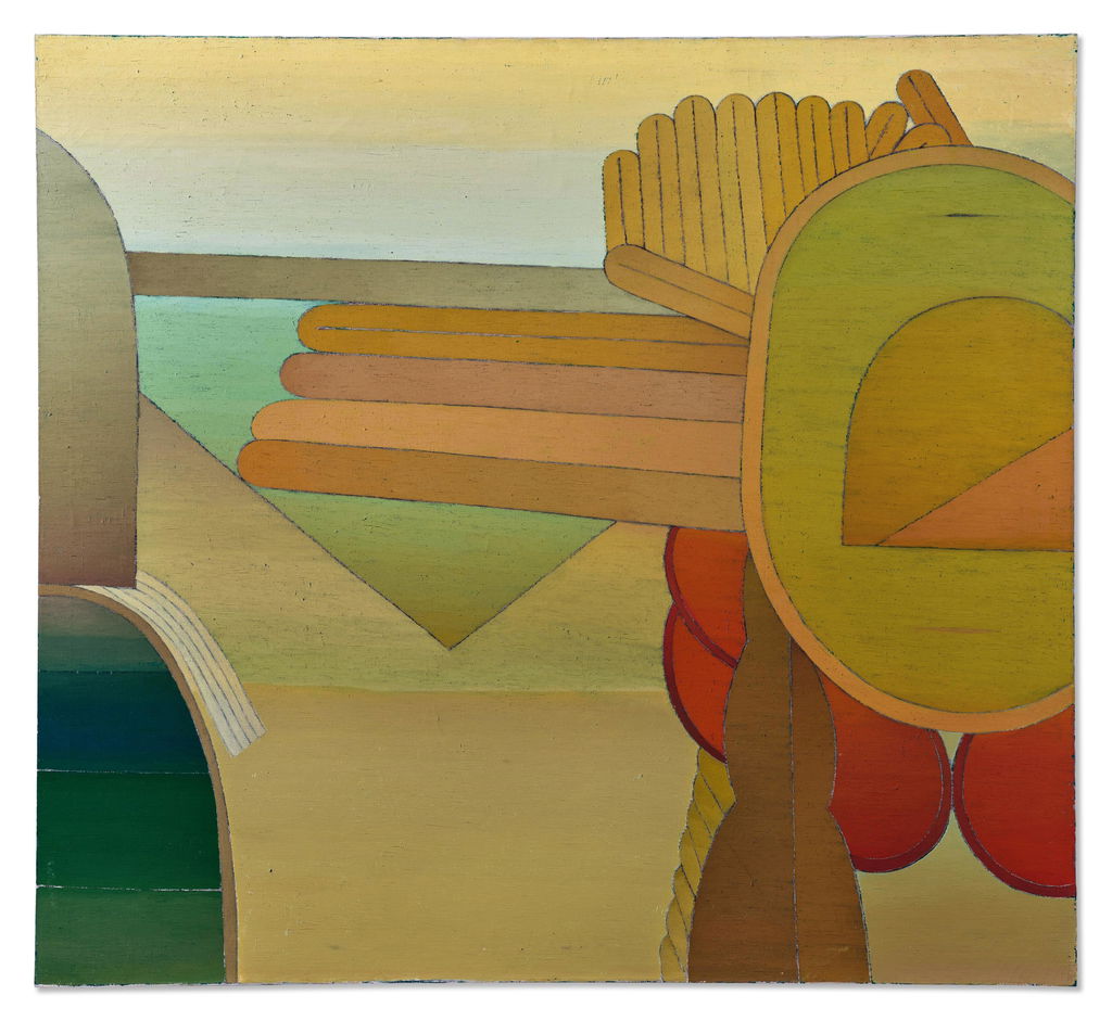 Confrontation (1970). Sold for $508,000 in 2024. Image courtesy of Sotheby's