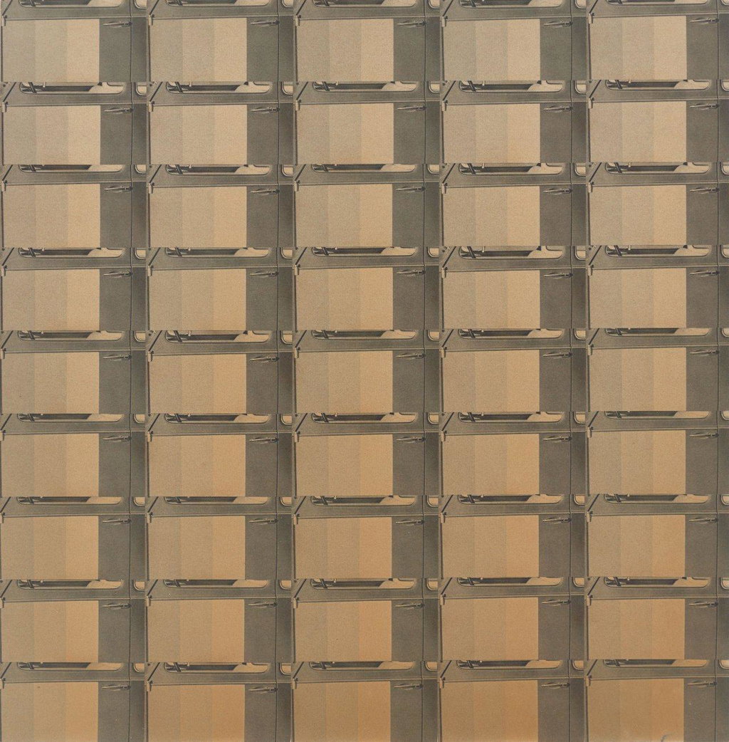 Untitled (FO-106) by Peter Roehr sold for $22,400. Image courtesy of Grisebach