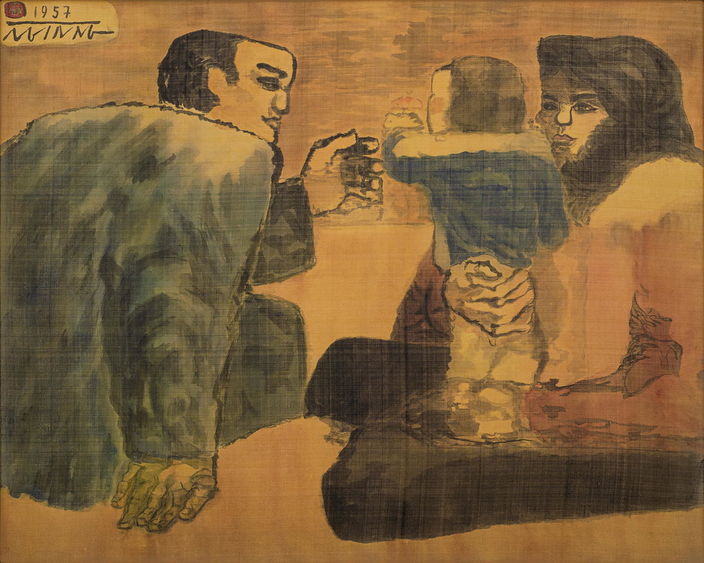 Family (1957). Sold for $242,800 in 2025. Image courtesy of Christie's