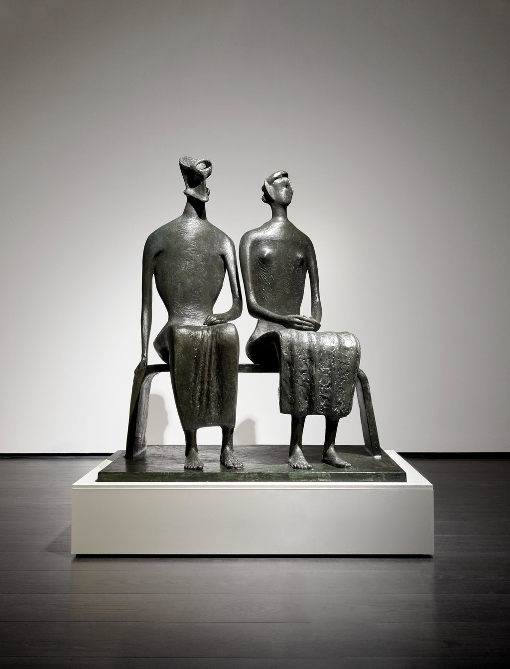 King and Queen by Henry Moore sold for $35.13m. Image courtesy of Christie's