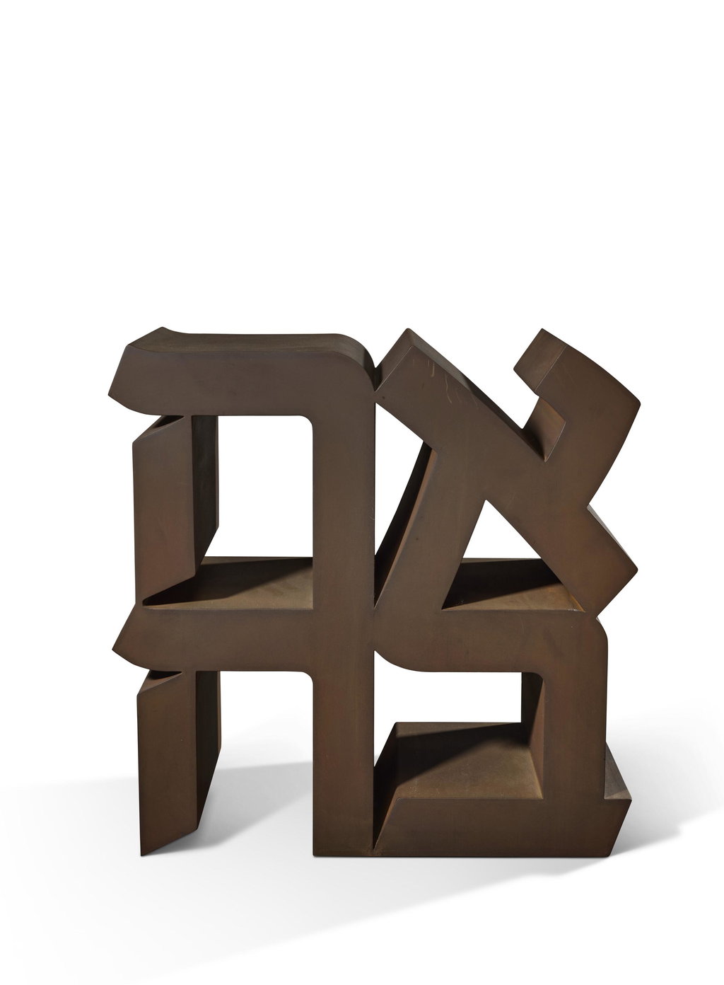 Ahava, 1977 by Robert Indiana estimated at $208,200 (low) to $323,900 (high). Image courtesy of Christie's