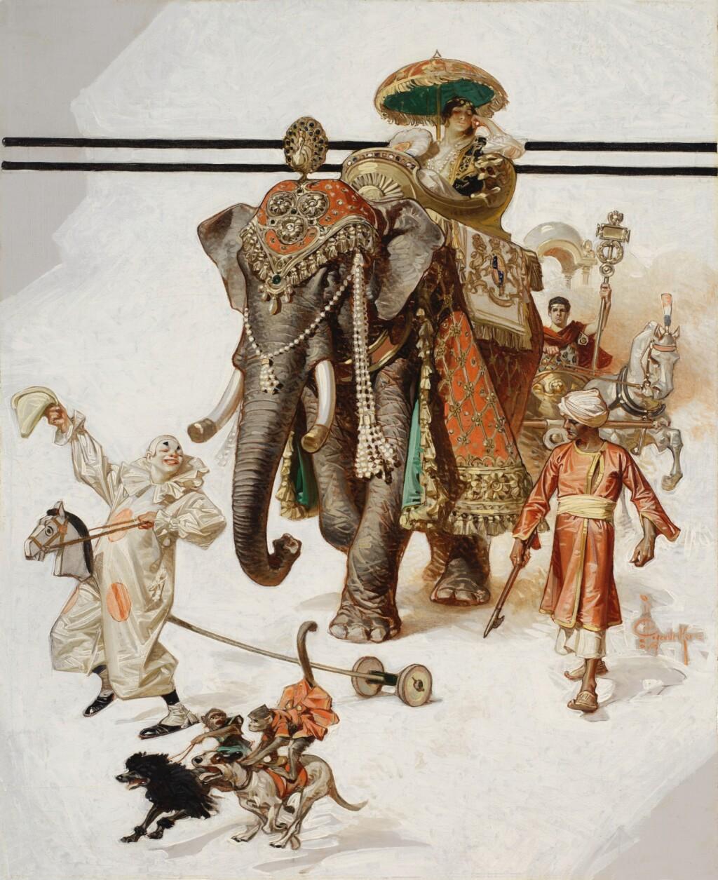 Raj Circus Fantasy. Image courtesy of Sotheby's