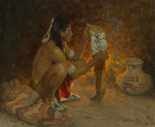 E Irving Couse Work with $250,000 Estimate Heads to Auction