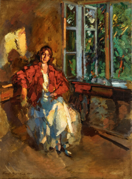 Late Afternoon by Konstantin Alekseevich Korovin sold for $768,000. Image courtesy of Sotheby's