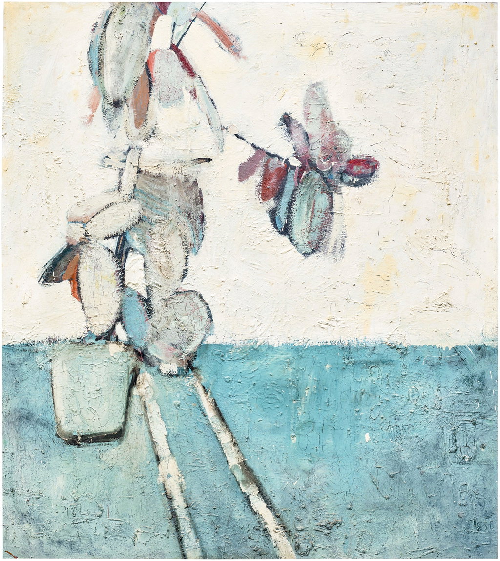 Rubber Plant and Skeleton by David Hockney estimated at $198,400 (low) to $330,700 (high). Image courtesy of Phillips