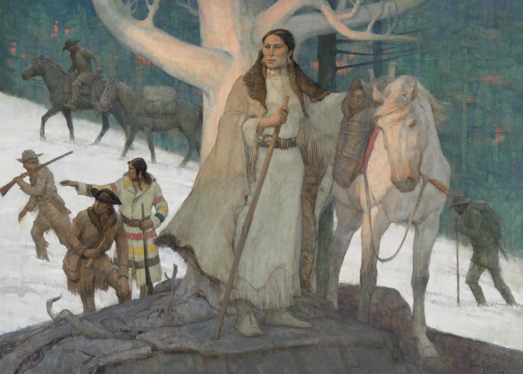 Sacajawea by Kenneth Riley sold for $95,200. Image courtesy of Christie's