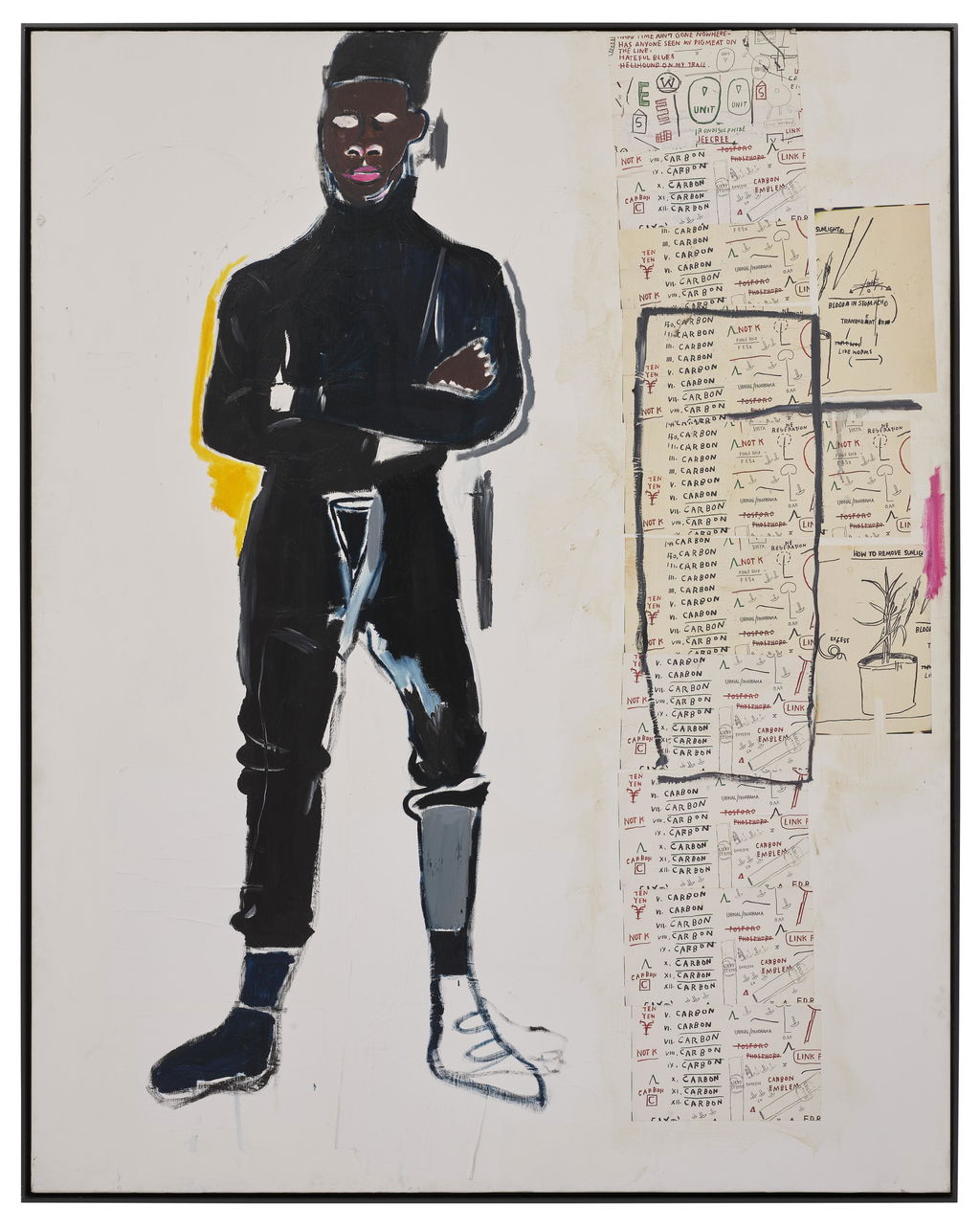 MP by Jean-Michel Basquiat sold for $6.7m.
Image courtesy of Phillips