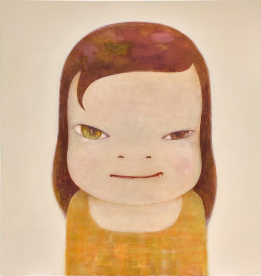 Can't Wait 'til the Night Comes by Yoshitomo Nara sold for $10.27m.
Image courtesy of Sotheby's