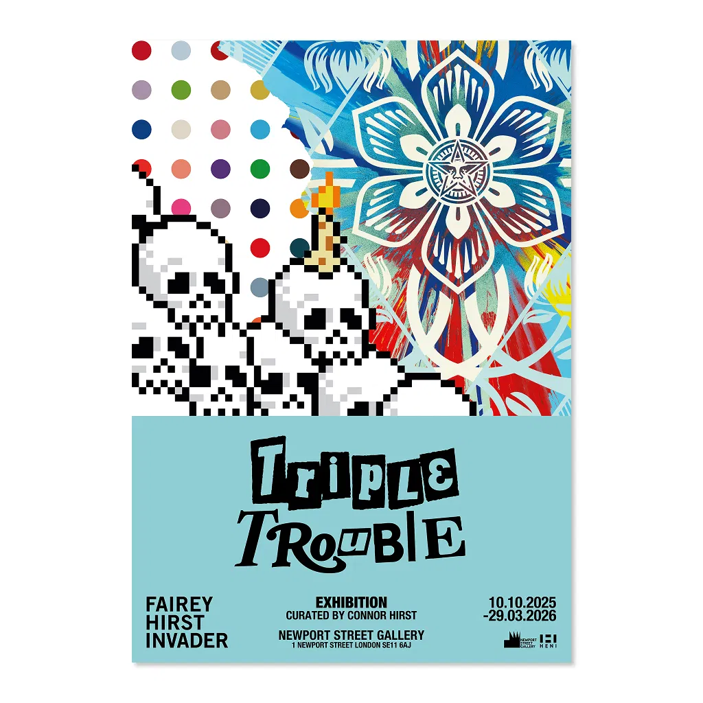 Triple Trouble Poster - Blue image #1 main image