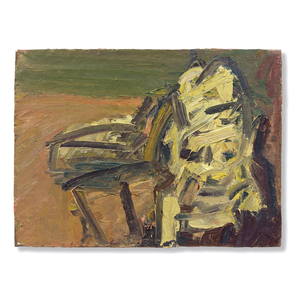 Head of Catherine Lampert by Frank Auerbach sold for $339,900. Image courtesy of Bonhams