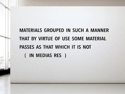 Lawrence Weiner Work Heads to Auction