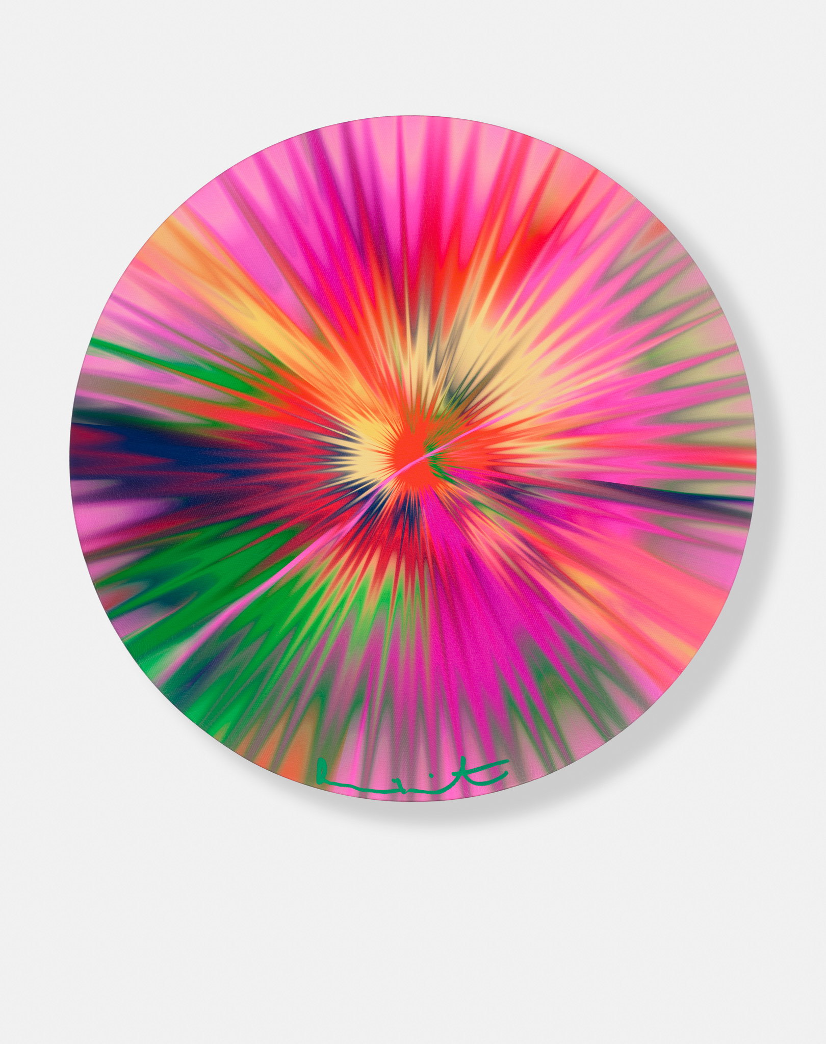 Beautiful, Peel To Hide, Equally Glorious, Unutterable And Enduring, Yet Wholly Delightful Explosion Painting image #1 main image