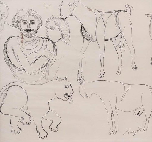 Manjit Bawa Work Heads to Auction