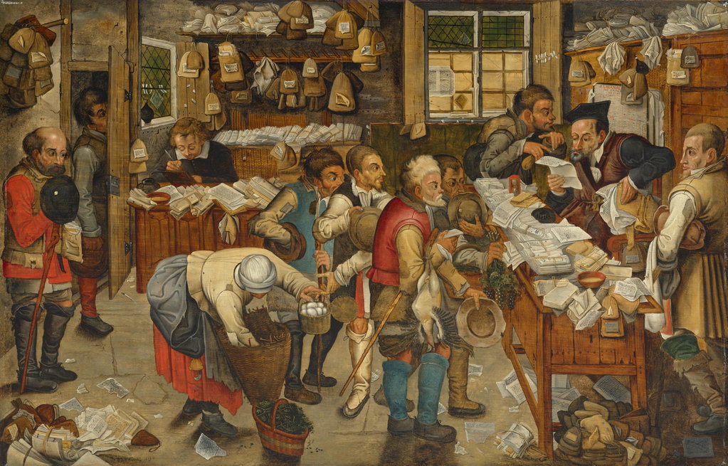 The Payment of the Tithe by Pieter Brueghel the Younger sold for $806,700. Image courtesy of Christie's