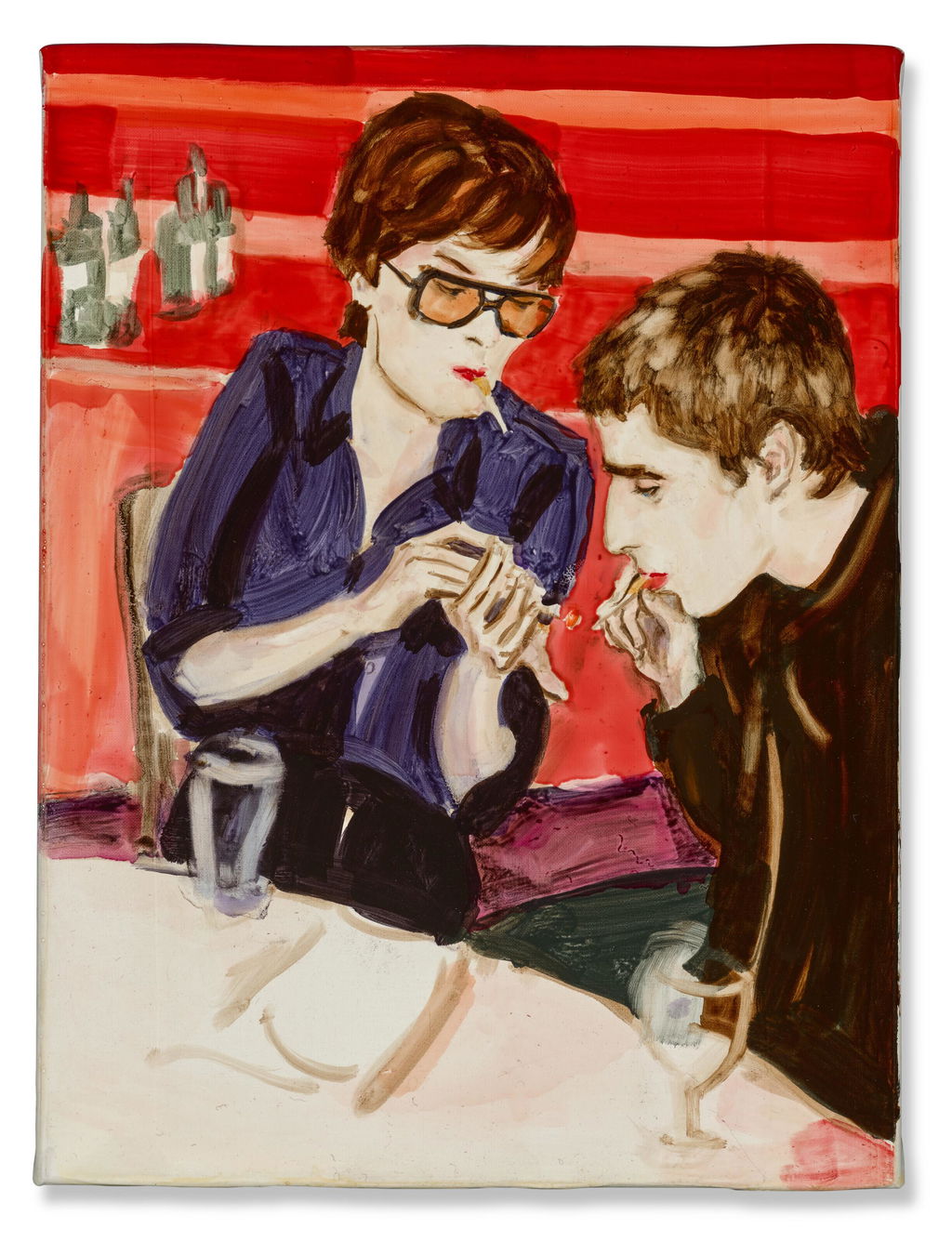Jarvis and Liam Smoking. Image courtesy of Christie's