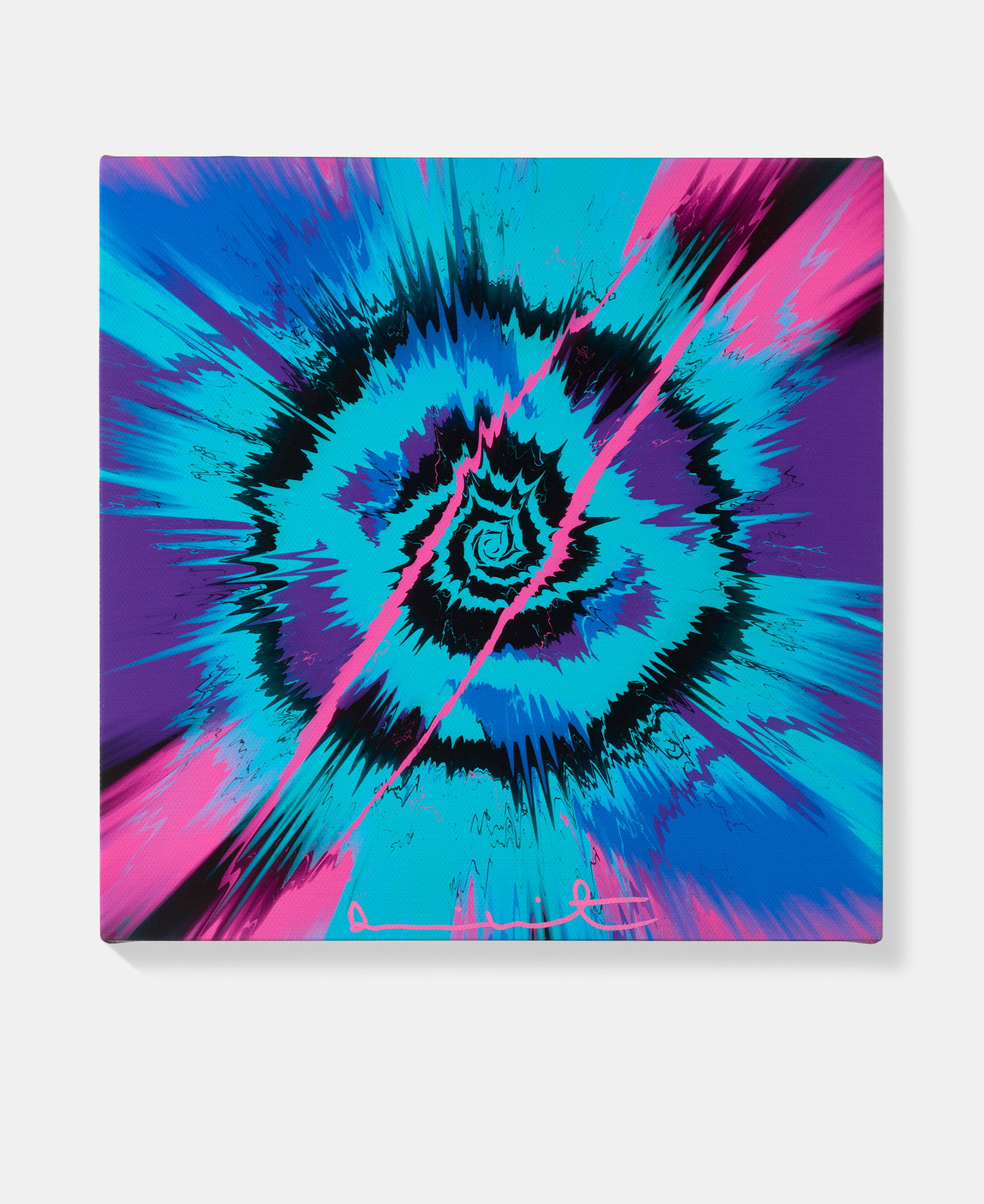 Beautiful, Starlit-Night-Splotched Nebula Painting image #1 main image