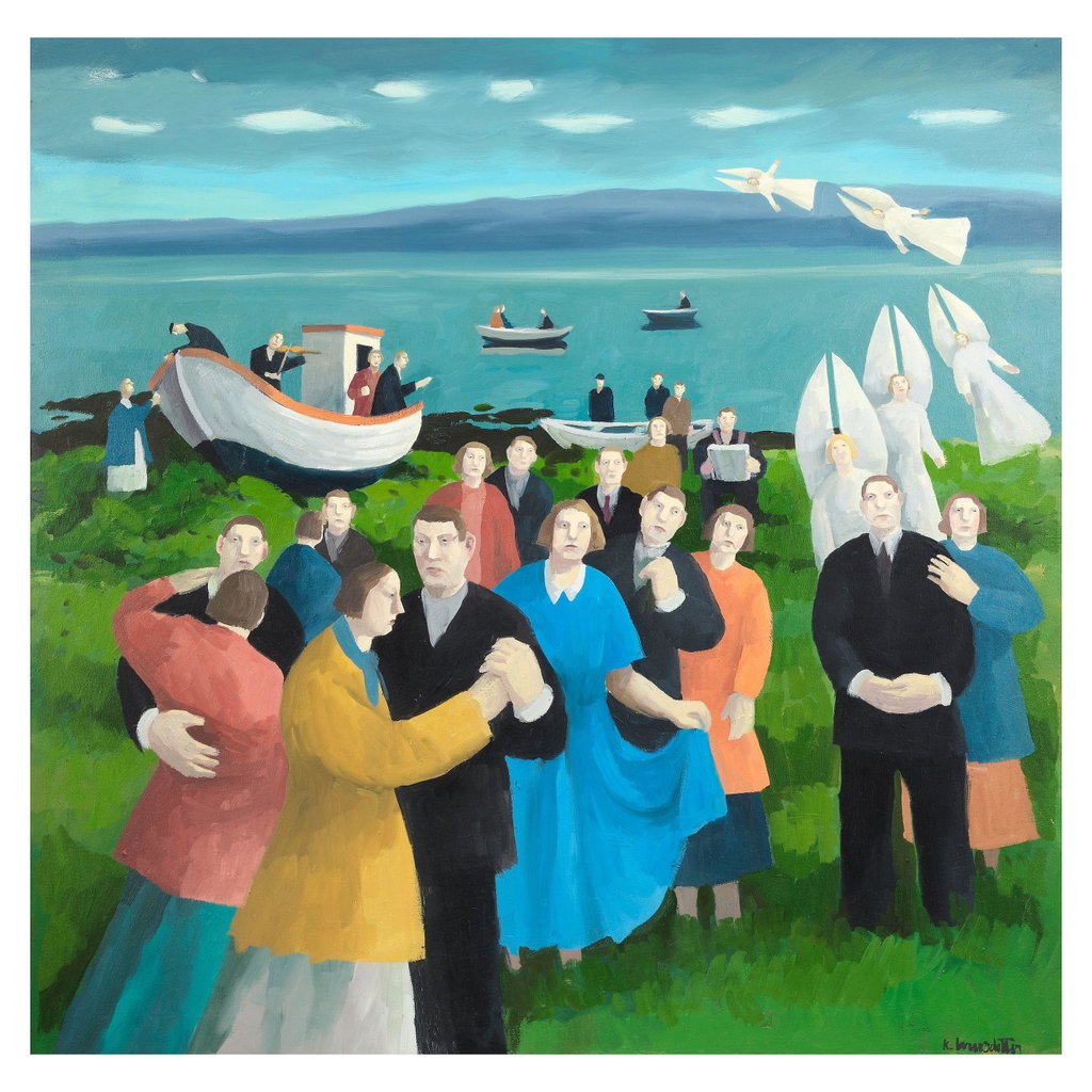 Dance by the shore by Karolina Larusdottir sold for $29,300. Image courtesy of Bonhams